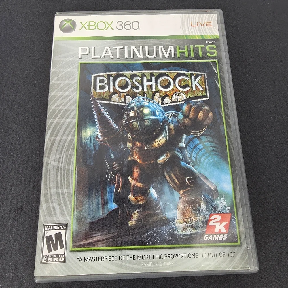 2K Games BioShock Xbox 360 Platinum Hits Complete CIB Tested